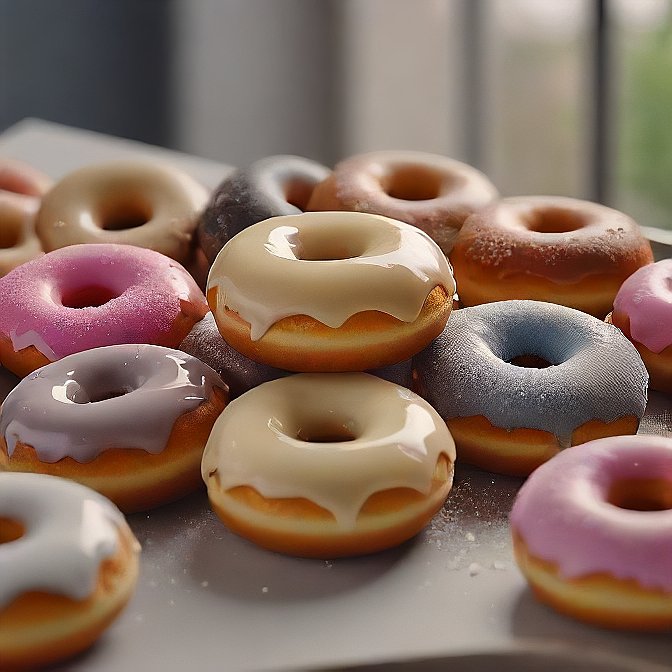 Fluffy Cake Donuts