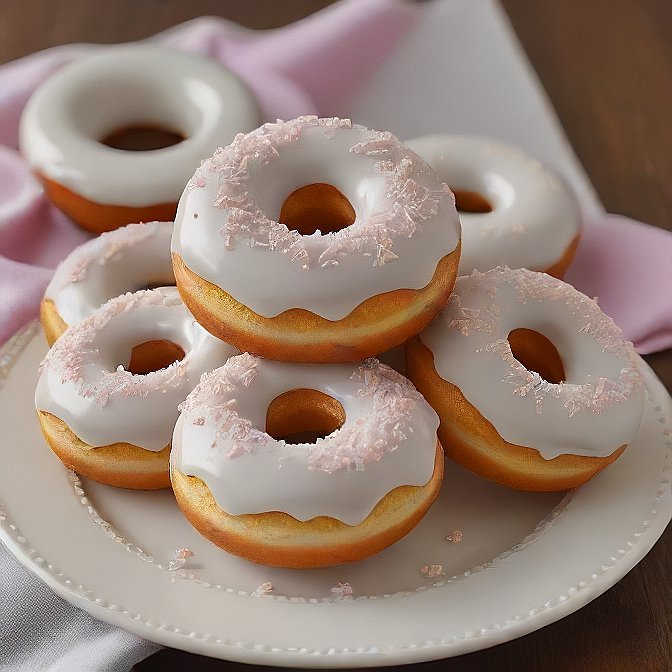 Fluffy Cake Donuts