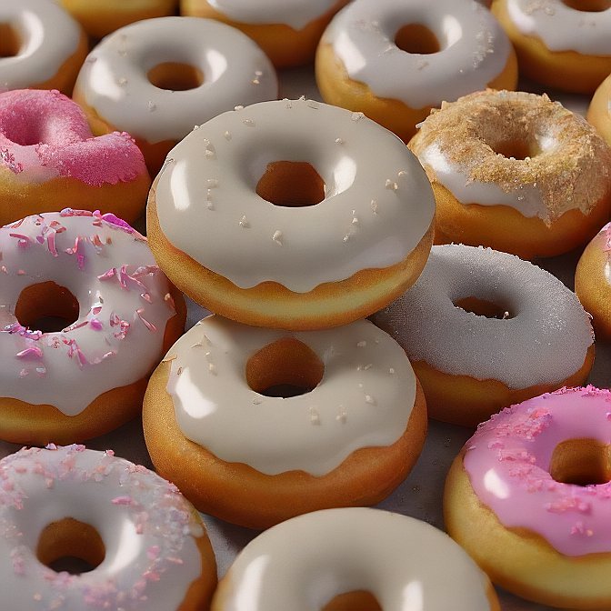 Fluffy Cake Donuts