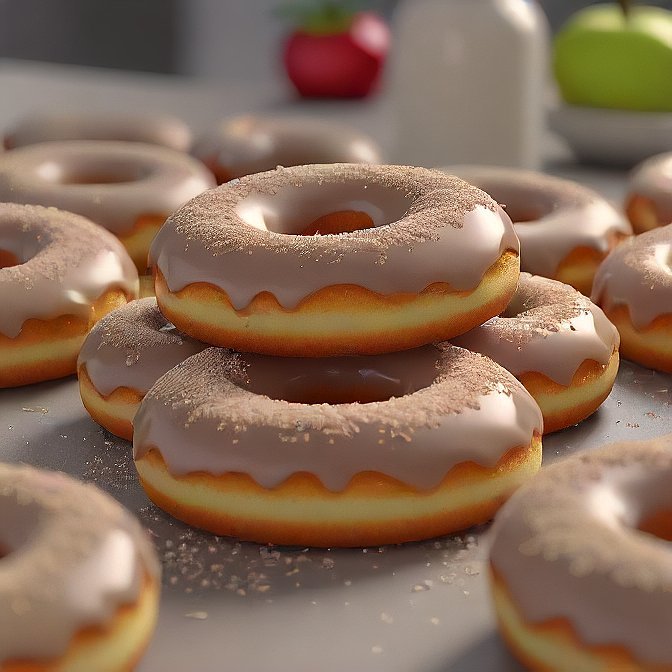 Apple Cinnamon Donuts