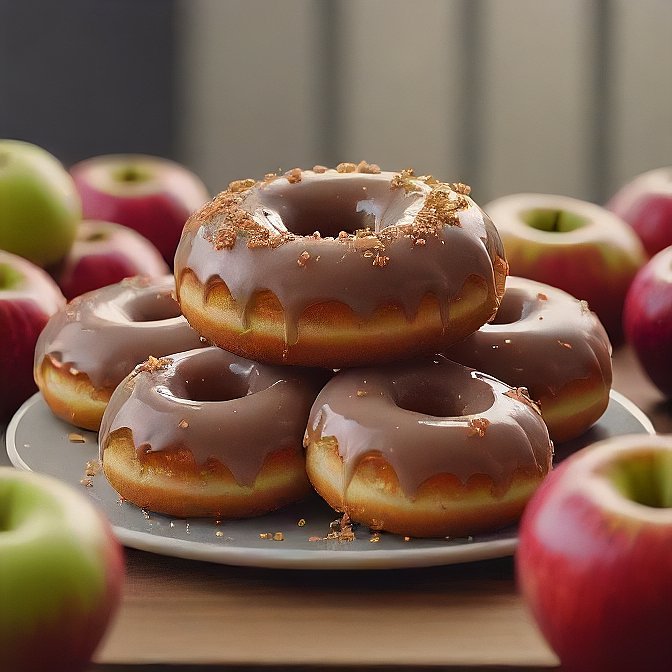 Apple Cinnamon Donuts