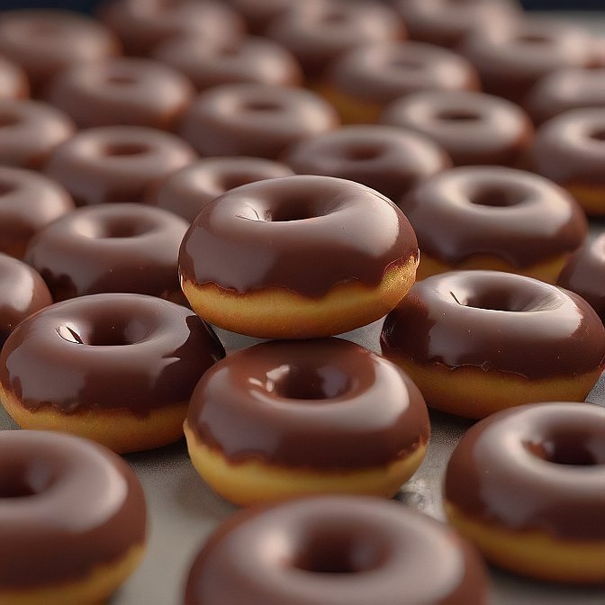 Mini Chocolate Donuts
