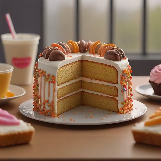 Dunkin Donuts Cake