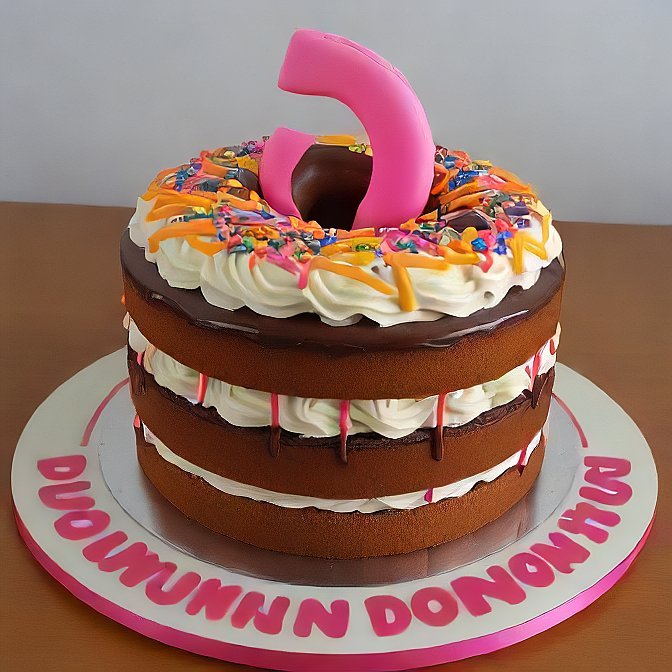 Dunkin Donuts Cake