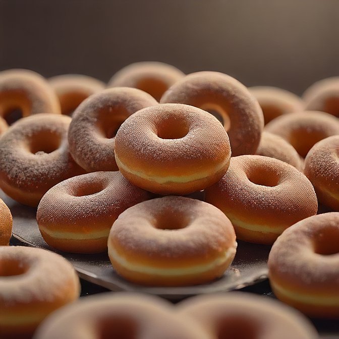 Fluffy Cinnamon Mini Donuts