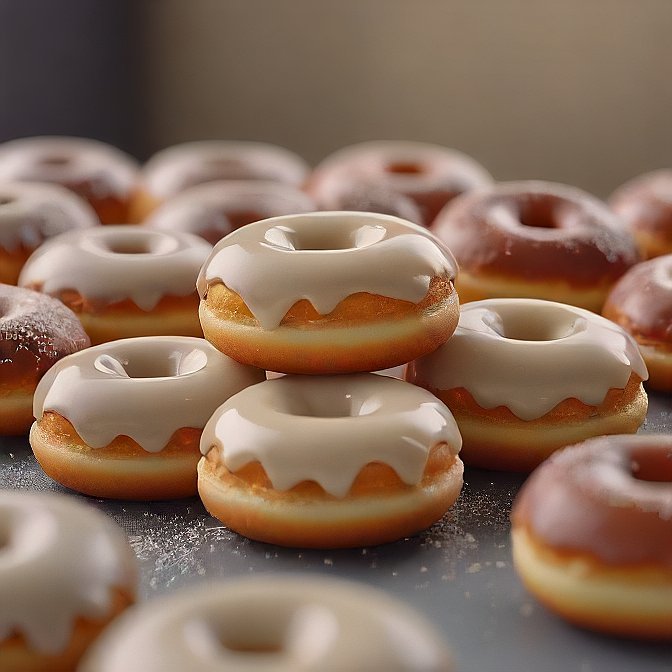 Cream Filled Donuts